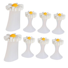 8pcs Silicone Toe Separators for Pedicure and Nail Painting, Comfortable Reusable Toe Spacers for Women
