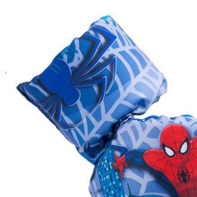 Kids Blue Spider Swimming Float Vest with Arm Bands, Polyester & PVC