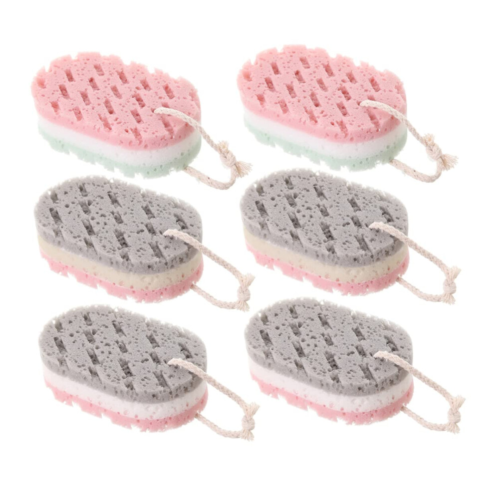 Bath Sponge Set with Gentle Exfoliating Shower Towel for Deep Cleansing and All Skin Types