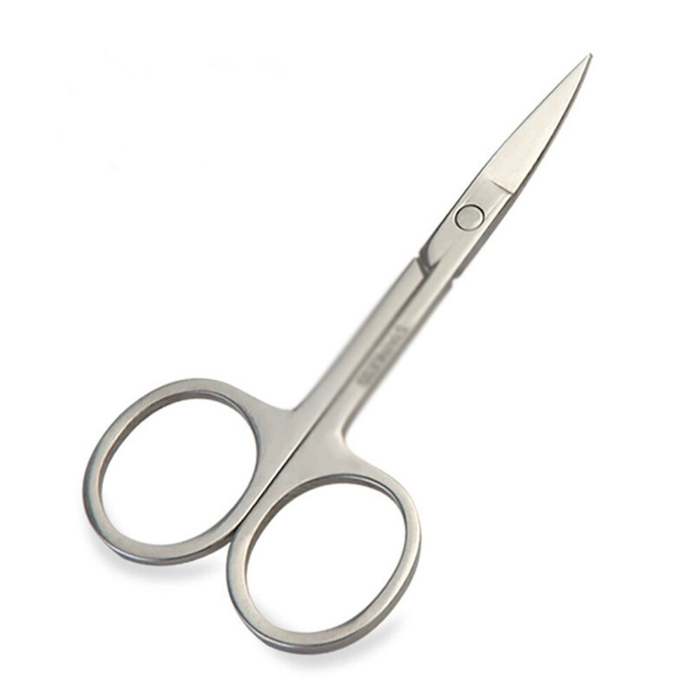 Scissors Professional Nail Scissor Manicure For Nails Eyebrow Nose Eyelash Cuticle Scissors Curved Pedicure Makeup Tools