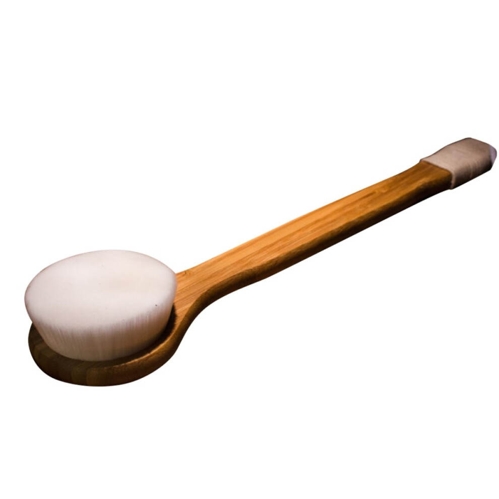 Long Handle Bath Brush and Back Scrubber with Soft Bristles for Gentle Exfoliation and Deep Cleansing