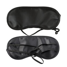 Pack of 20 Black Sleep Mask with Adjustable Comfort Strap, Full Light Blocking for Men and Women