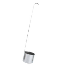 Stainless Steel Ladle with Drip Curved Spout, Large Capacity Soup Serving Spoon S Size