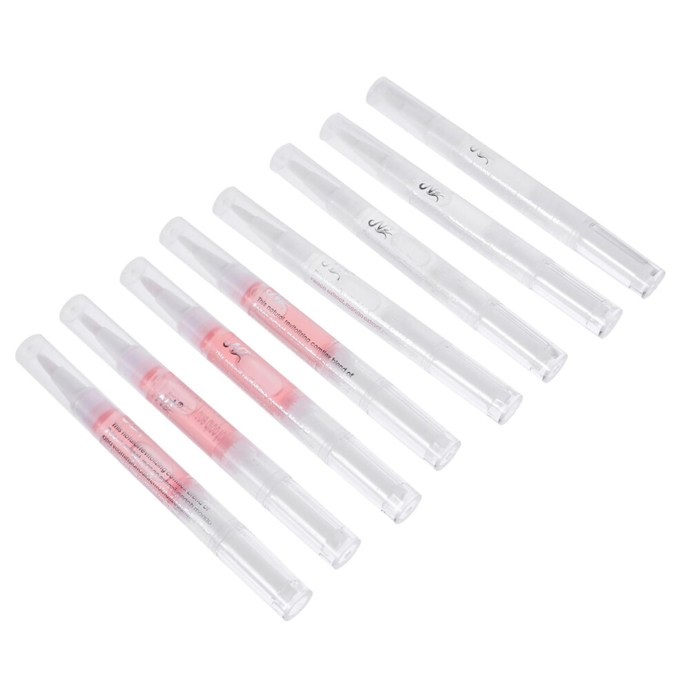 8Pcs Cuticle Oil Pen Set for Nail Growth and  with Deep Hydration and Nourishing Formula