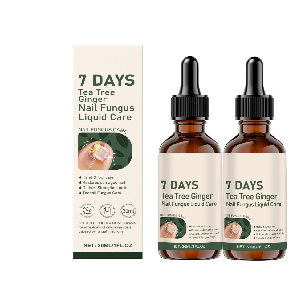 Nail Growth Serum with Ginger Extract, Strengthens Nails and Hydrates Cuticles, 30ml, 2 Pcs