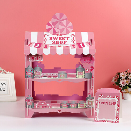 3 Tier Cupcake Stand Cardboard Tower 2