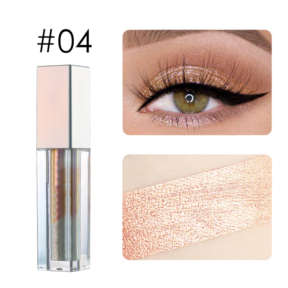 Liquid Glitter Eyeshadow For Eyes Waterproof Long Lasting Shimmer Sparkle Quick Dry High Pigments Eye-Catching Multi-Dimensional Effect