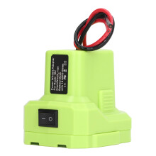 Fused Battery Adapter For Ryobi18V Power Tools With Push-In Terminal, Power Wheels Connector For Rc Robotics Diy With14AWG Insulated Wiring,