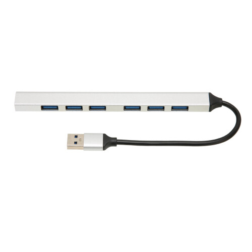Διανομέας USB αλουμινίου 7 θυρών USB C Διανομέας 3.0OTG με γρήγορη μεταφορά δεδομένων με