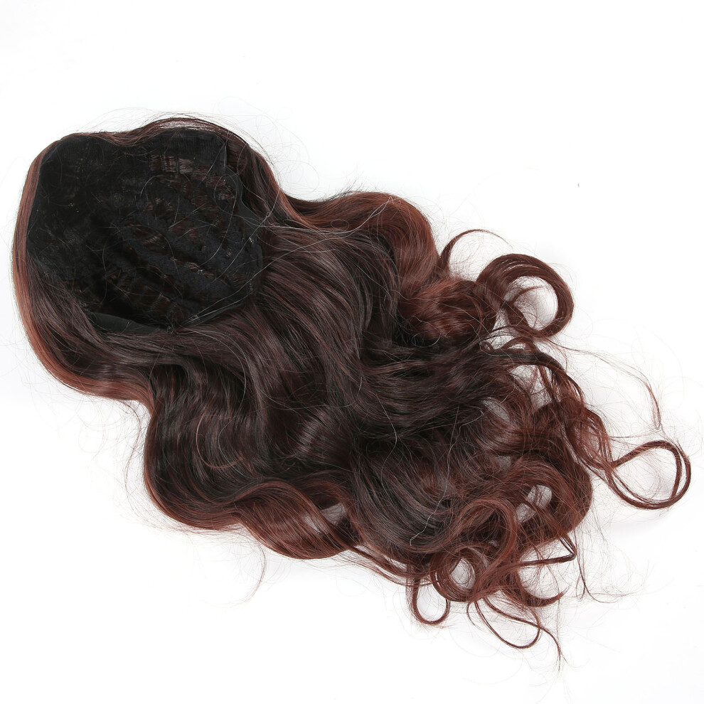 Unisex Black,Brown Black Brown Long Curly Wavy Synthetic Wig For Women Halloween Cosplay
