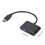 2-in-1 USB HDMI VGA Adapter 1080p 1