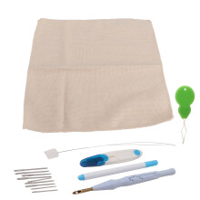 DIY Stitching Fabric for Creative Punch Needle Art Made from Cotton Quality Fabrics Ergonomic Design and Wide Application for Home Decor and Gifts