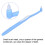 End Tuft Toothbrush With45Degree Angle For Sulcus Cleaning, Compact Interdental Tool For Braces Implants And Irregular Gaps 3