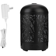 Diffuser Ceo Fuar Ultrasonach Mini Diffuser Ola Riachtanach Aramaiteiripe Le 7 nDath Athraithe LED Cogar Ciúin Teicneolaíocht Ultrasonach Múchadh