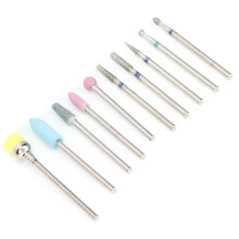 10 Pcs Nail Polishing Head Set Emery Quartz Exfoliating Removers