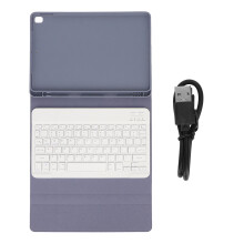 Kabellose Tastaturhülle mit integrierter Apple Pencil-Halterung für iPad Air (2. Generation), leichtes Smart Cover, magnetisch abnehmbare Tastatur,