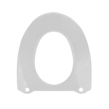 Almofada de vaso sanitário confortável com base de PVC impermeável e antiderrapante, tamanho universal, design removível e lavável, fácil de