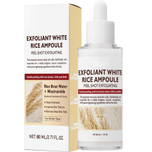 Korean Exfoliating Ampoule with Rice Face and Body Scrub for Gentle Weekly Skincare 80ml