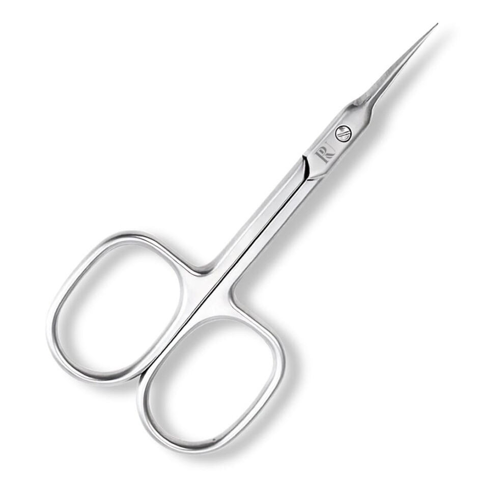 Cuticle Scissors Stainless Steel Extra Fine Curved Blade Manicure Scissors with Sharp Tip for Grooming
