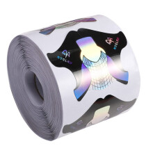 Nail Extension Forms 300PCS Fish Shape Stickers for Acrylic UV Gel Manicure with Clear Markings