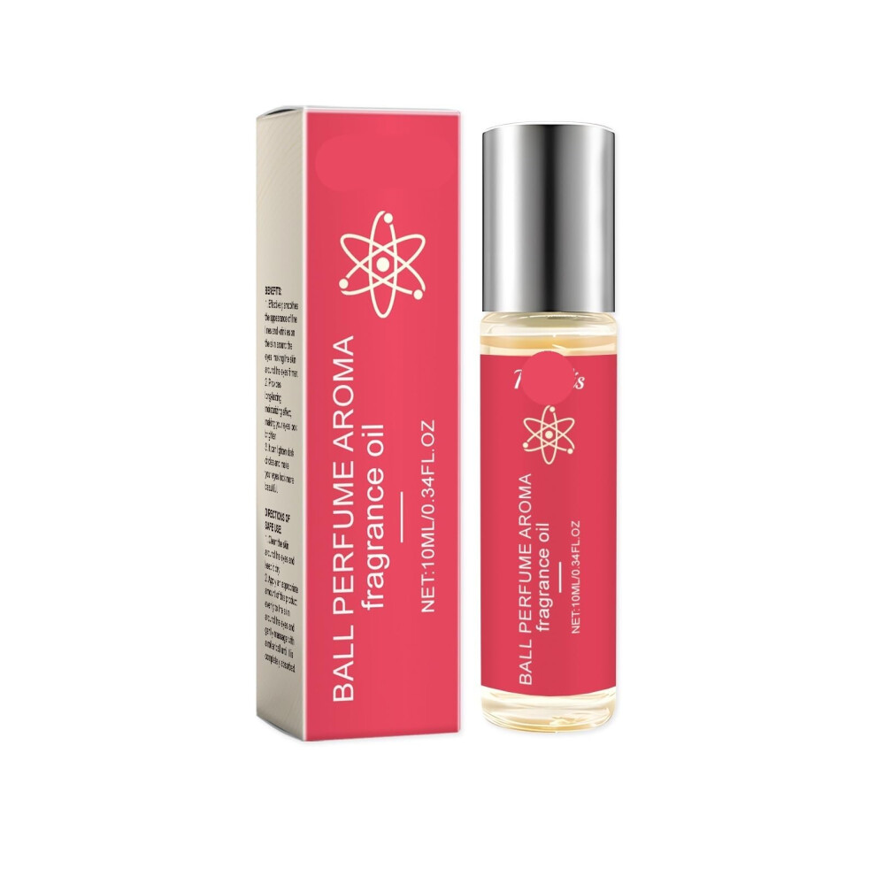 Amber Fruit Rollerball Perfume For Women, Longlasting Fruity Floral Fragrance Travel Size