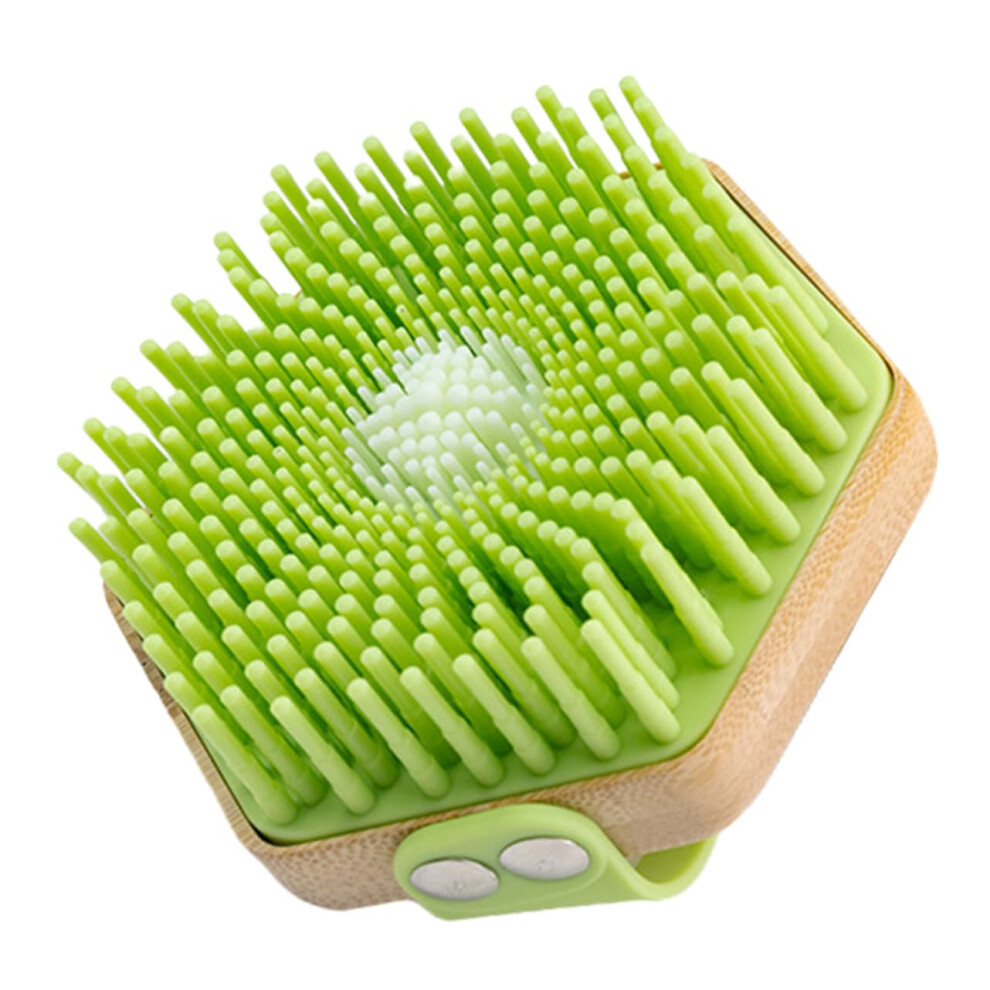 Silicone Bath Brush and Body Scrubber DualSided for Gentle Exfoliation and Sensitive Skin