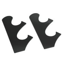 Doppelter Acryl-Schwerthalter mit Doppelter Schicht,_bruchfest, schwarz