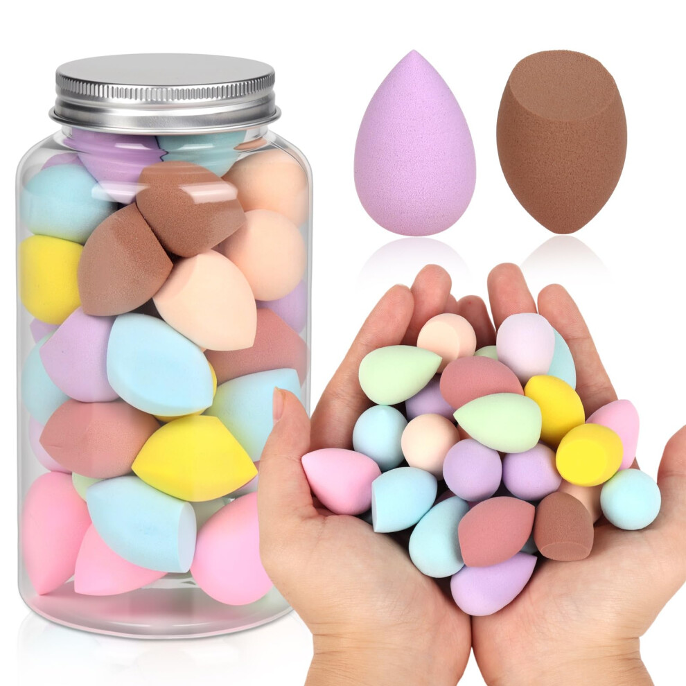 48 PCS Mini Makeup Sponge Set for Precise Contour and Flawless Finish