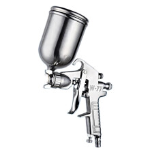 Pneumatic Spray Gun with Dual Pot Loading, Adjustable Pattern Airbrush Kit for Painting and Makeup
