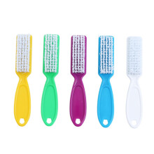 10Pcs Long Handle Nail Cleaning Brush Set for Manicure Pedicure, Durable Bristle Fingernail Scrub