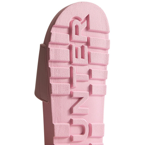 Hunter (, ) Hunter Core Embossedr Polyurethane Women's Parfait Pink Slides 2