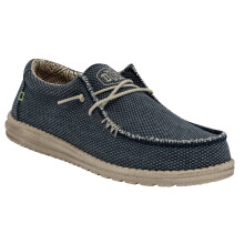 Mocassim com Cadena Hey Dude Wally Trançado - Azul Escuro