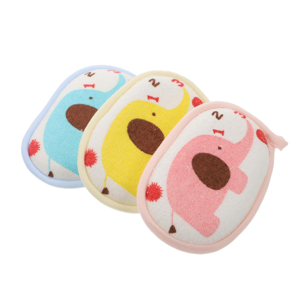 Shower Sponge Set with Gentle Exfoliation, Soft Cartoon Bath Scrubber for Kids and Adults