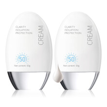 SPF 50 Mineral Sunscreen for Face, Lightweight NonGreasy UV Protection, Travel Size 3.38oz, 2PCS