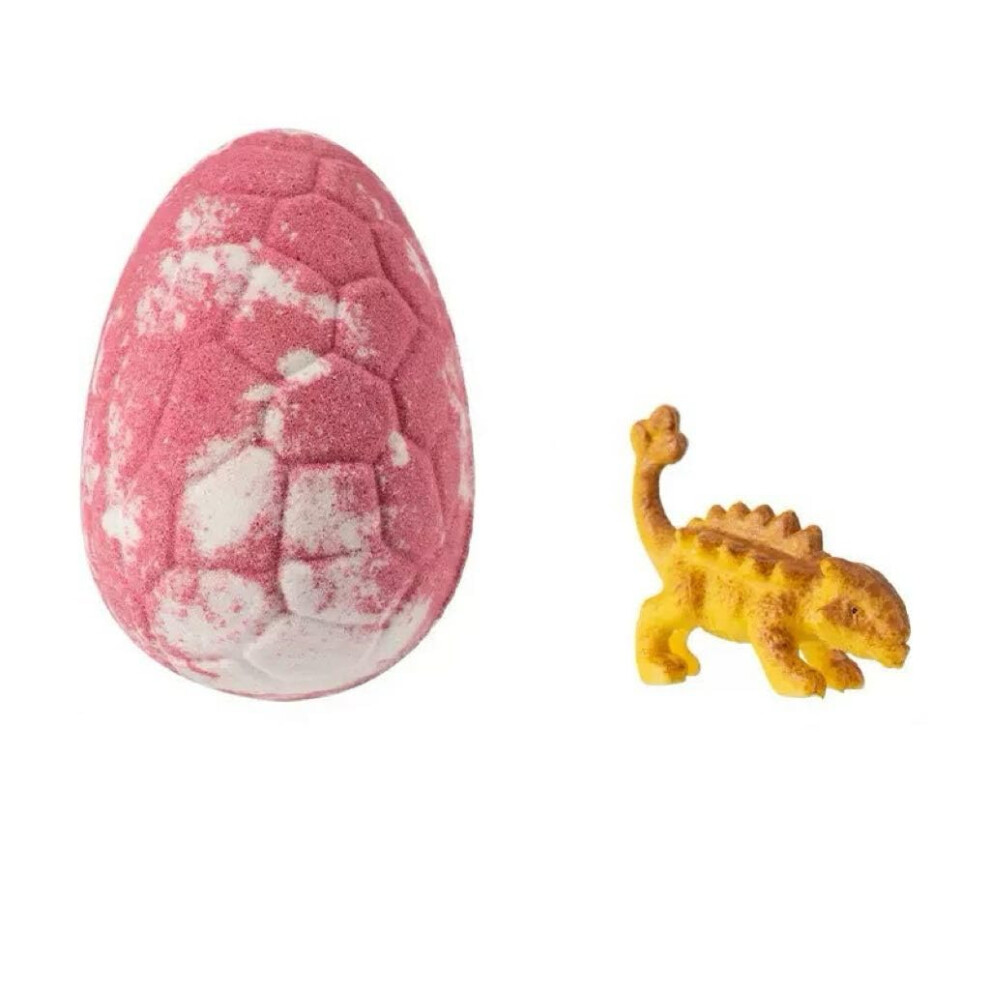 Peach Scented Bath Bombs With Dinosaur Toy, Essential Oils For Hydrating And Gentle Skin Care