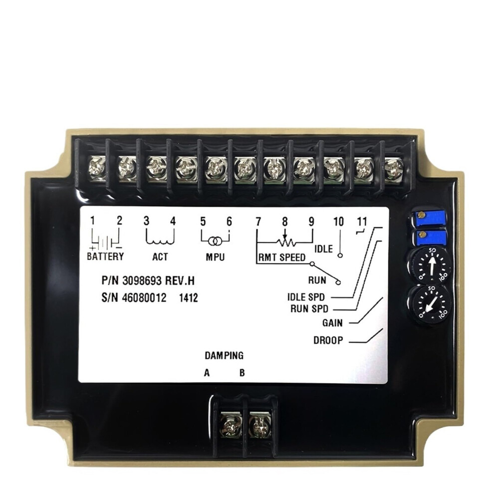 Diesel Engine Speed Controller 3098693 For Kta19 K38 Generator Control Unit With Precise Electrical Control 9092120477962