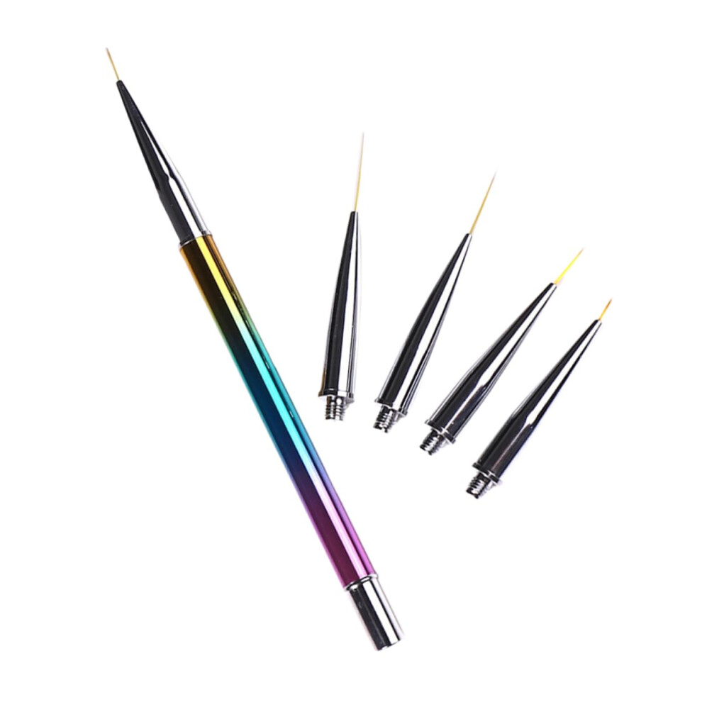 Nail Art Brush Set DualEnded Design for Precision Fine Line Drawing and Manicure Patterns