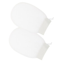 Exfoliating Gloves 2pcs Gentle Skin Scrubber for Bath and Shower Improves Texture Fits Most