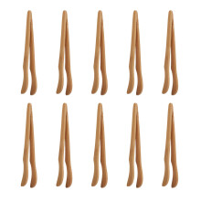 10PCS Kitchen and Tea Tongs Heat Resistant Food Grade Ergonomic Grip for Cooking and Serving