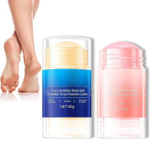 Foot Cream for Cracked Heels, Deep Hydration Balm Stick for Dry Skin Heel , Pink and Blue 2pcs