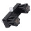 RV Shower Faucet Valve Diverter with 2 Knobs, Black, PC Material 12