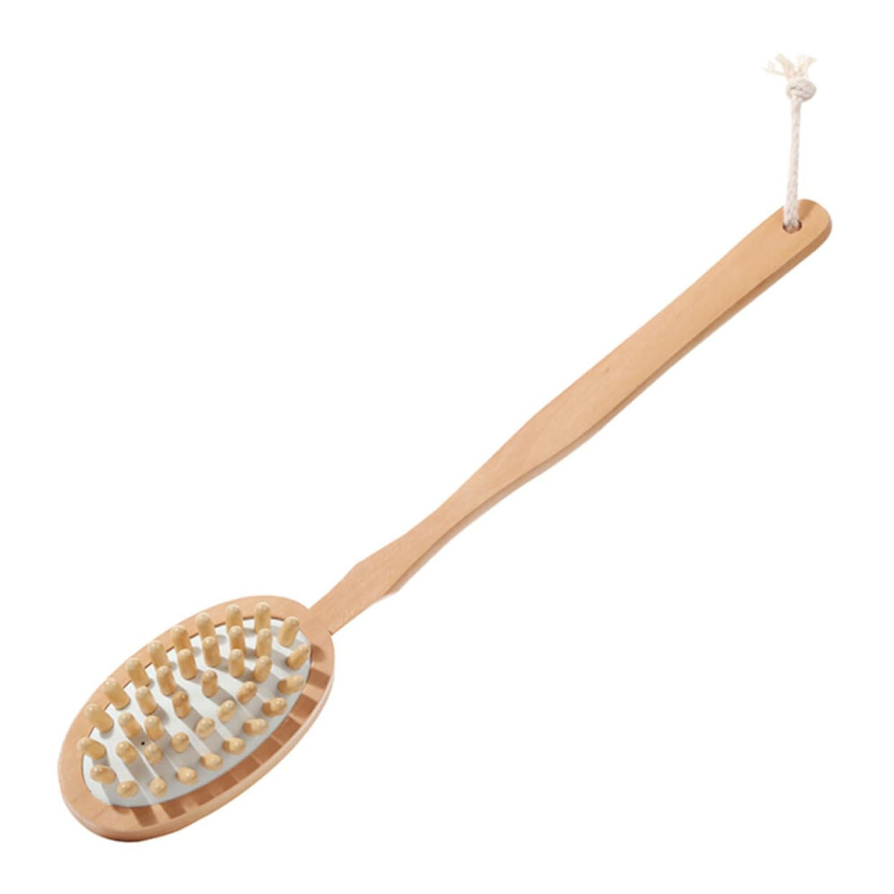 Back Scrubber with Long Handle for Shower Gentle Exfoliating Bath Brush for Back and Body