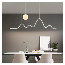 LED Chandelier Modern Pendant Light Energy Saving for Dining Room and Kitchen Island Warm White
