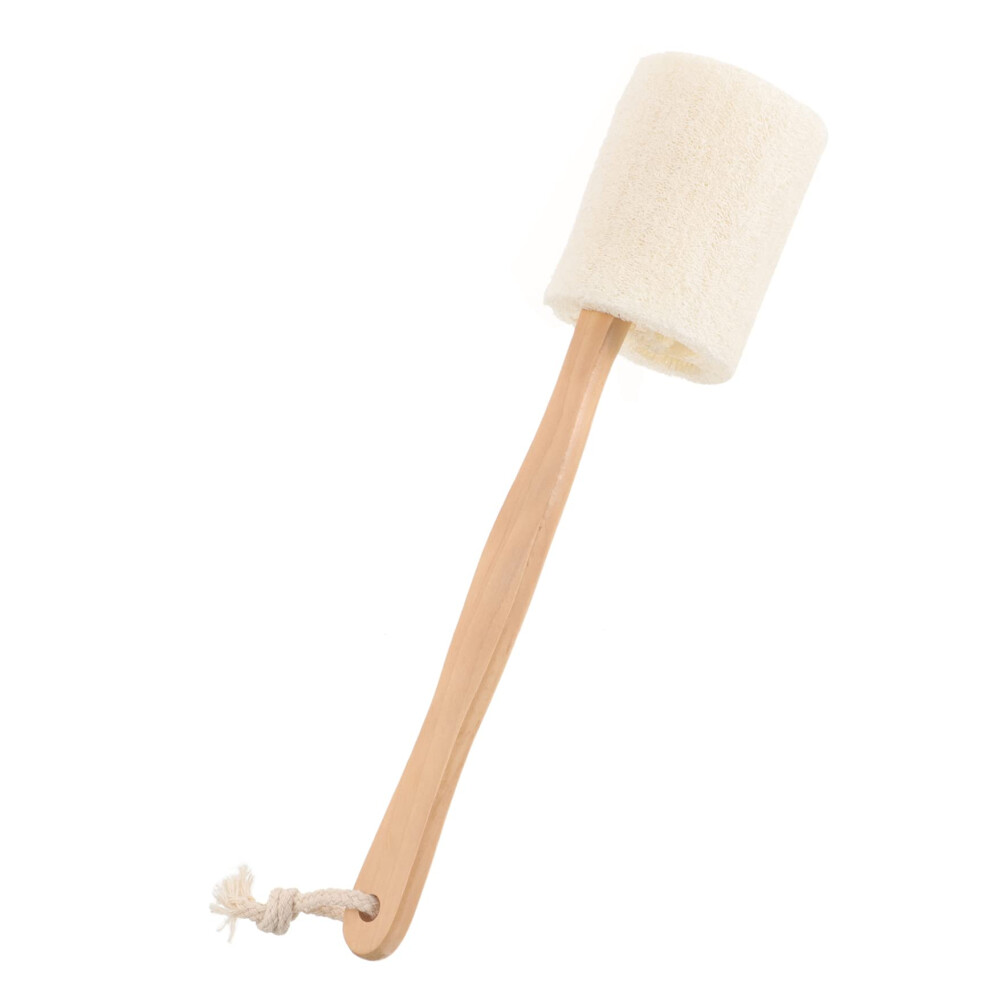 Bath Brush with Long Handle for Deep Skin Exfoliation and Circulation, Loofah Body Scrubber