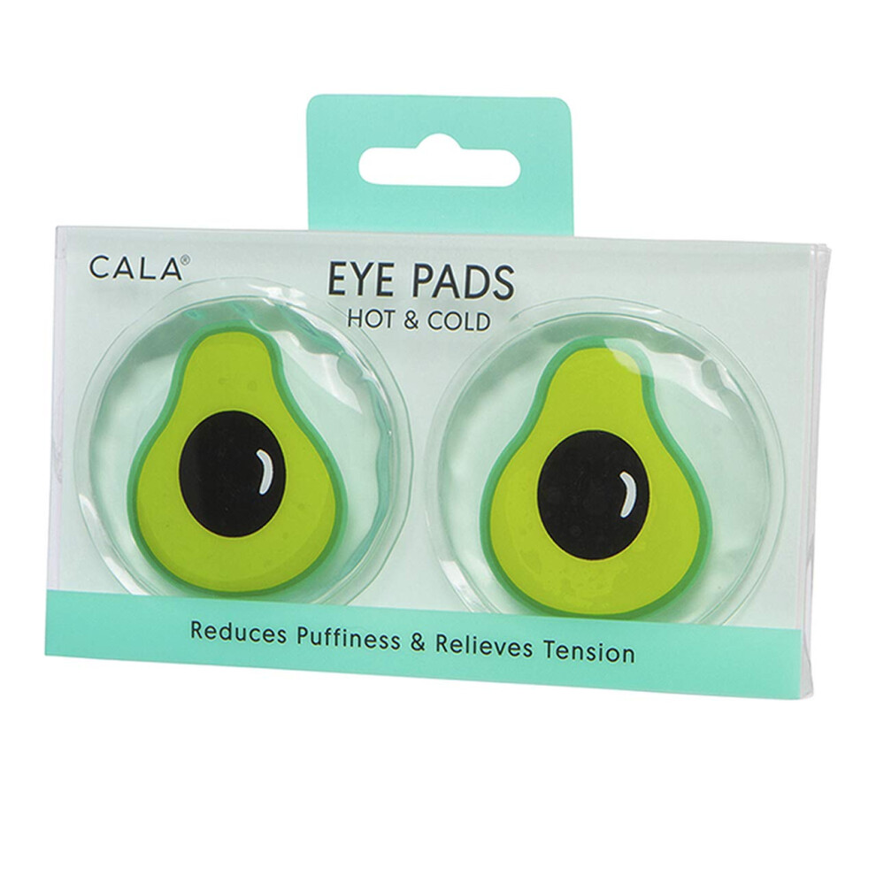 Eye Mask with Hot and Cold Avocado Gel Pads for Puffiness, Migraines and Relaxation