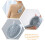 Silicone Back Scrubber for Shower with Ergonomic Long Handle, DoubleSided Exfoliating Bath Brush 4