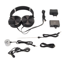 High Strength Water Leakage Detection Kit with Built in Battery Dual Probe Design Sound Intensifier Tool for Accurate Underground Pipe Leak Monitoring