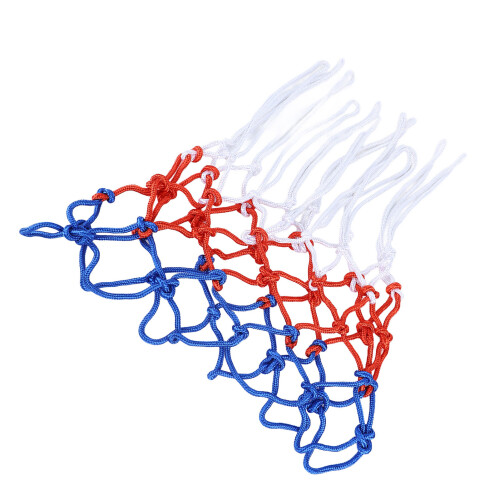 Weatherproof Basketball Net Red Blue White