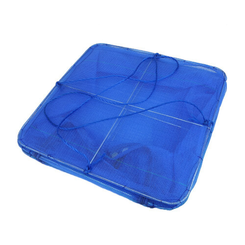 Foldable 4-Layer Mesh Hanging Drying Rack Blue, 35x35x65 cm