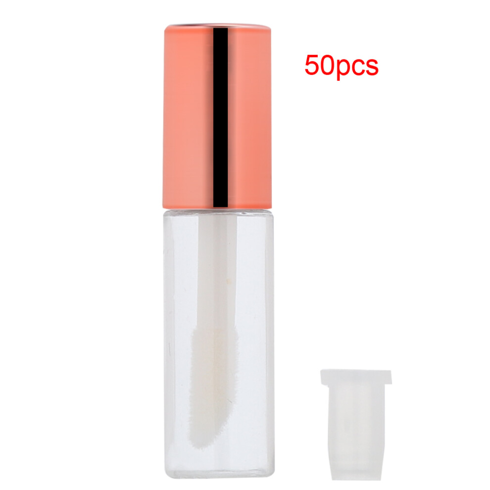 Eco Friendly Empty Lip Balm Containers, Refillable Clear Cosmetics Tubes with Rubber Inserts, Mini Size Design Lightweight and Portable for DIY